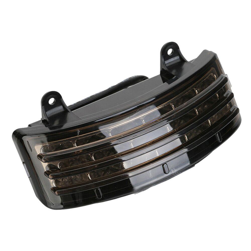 Tri-Bar Splash Guard LED Tail Brake Turn Signal Light for Harley Touring Street Glide