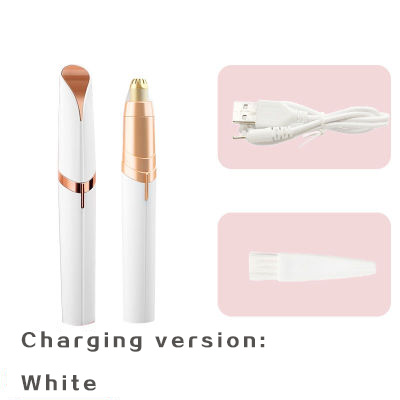 Xiao-minidepiladora eléctrica para cejas, máquina de afeitar portátil para eliminar el vello Facial, sin dolor, para mujeres: Azul oscuro