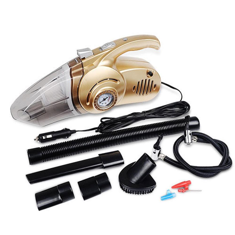 4 In 1 Multifunction Car Vacuum Cleaner Plastic Portable Handheld Wet And Dry Dual Use Home Car Vacuum Aspirateur