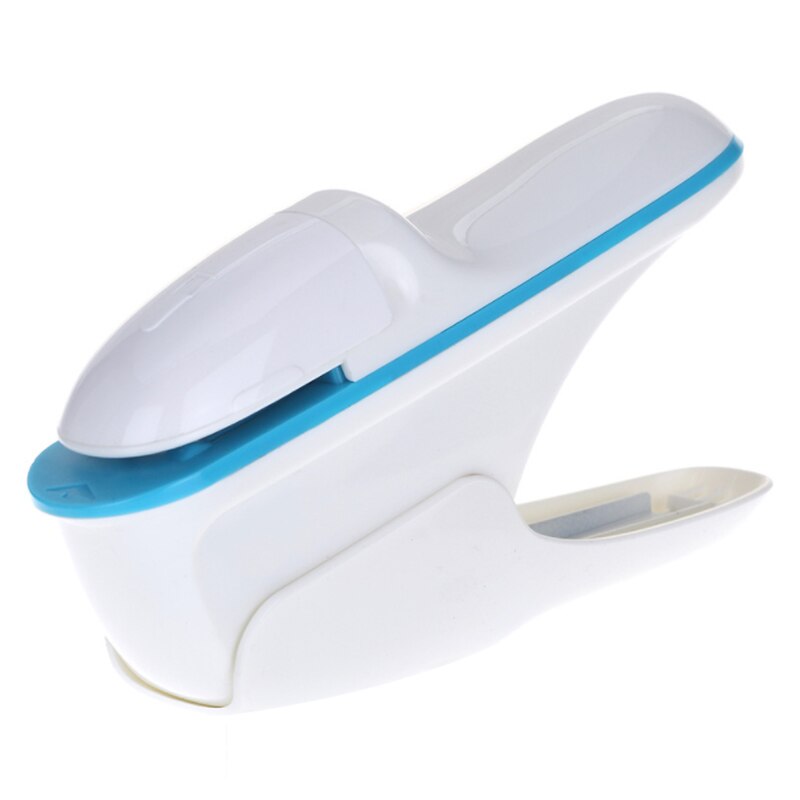 Mini Stapleless Stapler Hand-Held Without Staples Stapler for Home School Office Binding NC99: White