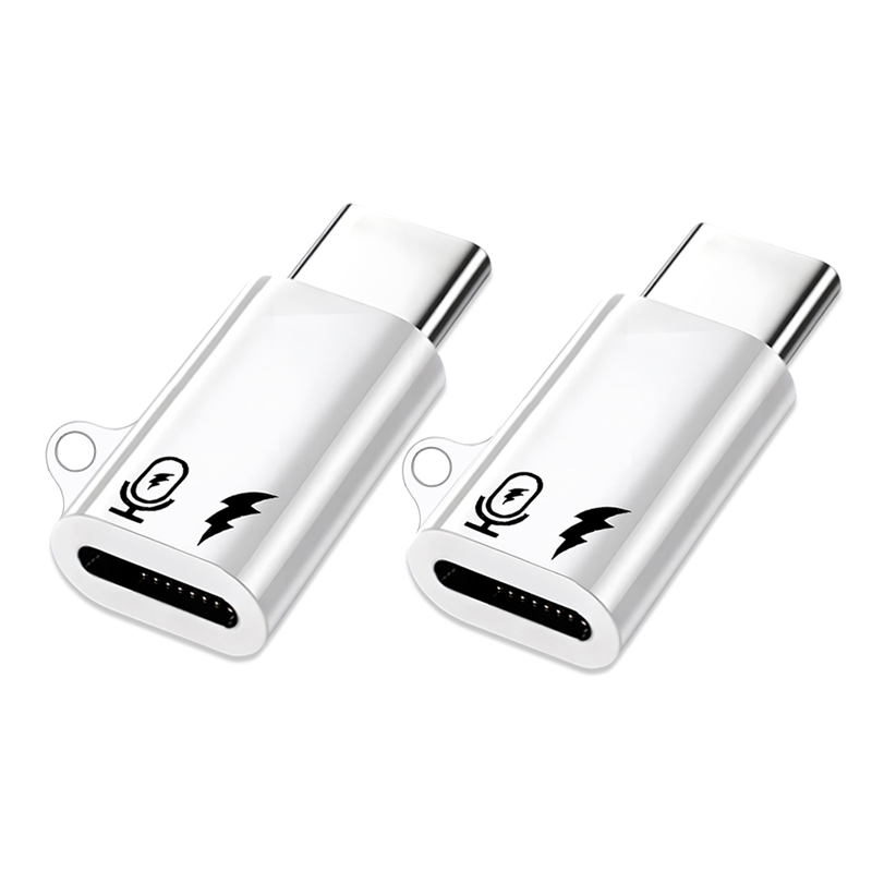 Adapter OTG USB C na Lightning do iPhone'a 16 Mikrofon Android Szybki transfer danych Oświetlenie żeńskie na męski konwerter typu C: Różowy