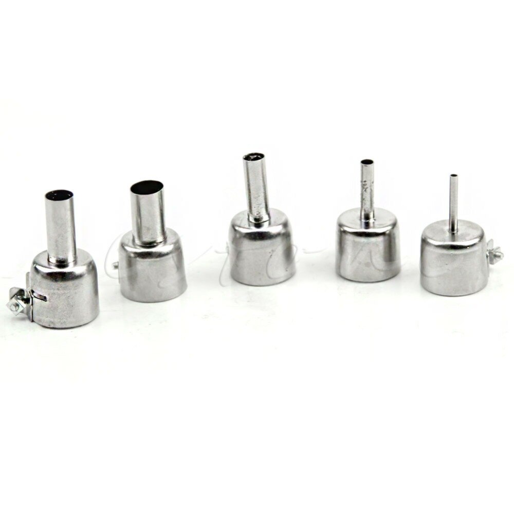 5 pièces pistolet thermique universel résistant aux buses pistolets à Air argent pour 45x24mm C15