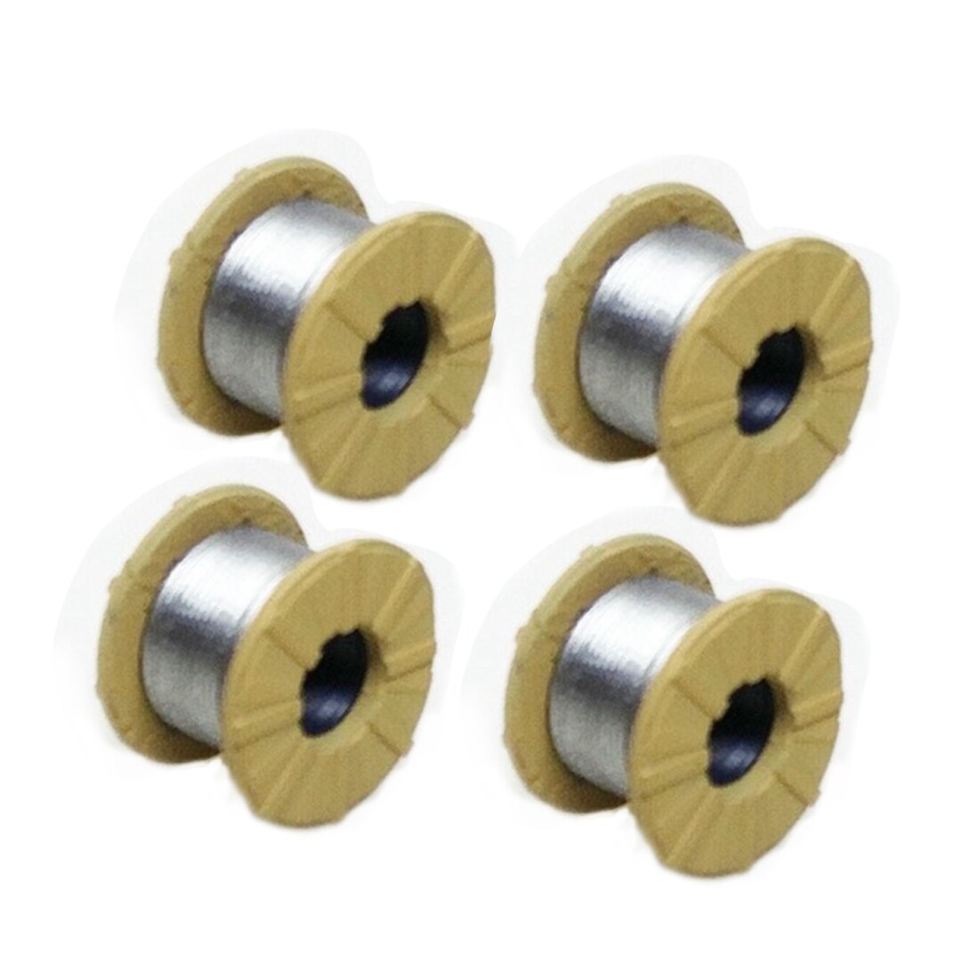 4Pcs 1:87 HO Scale Train Model Cable Sand Table Railway Cable Model Accessories - Silver Black S / L: Silver L