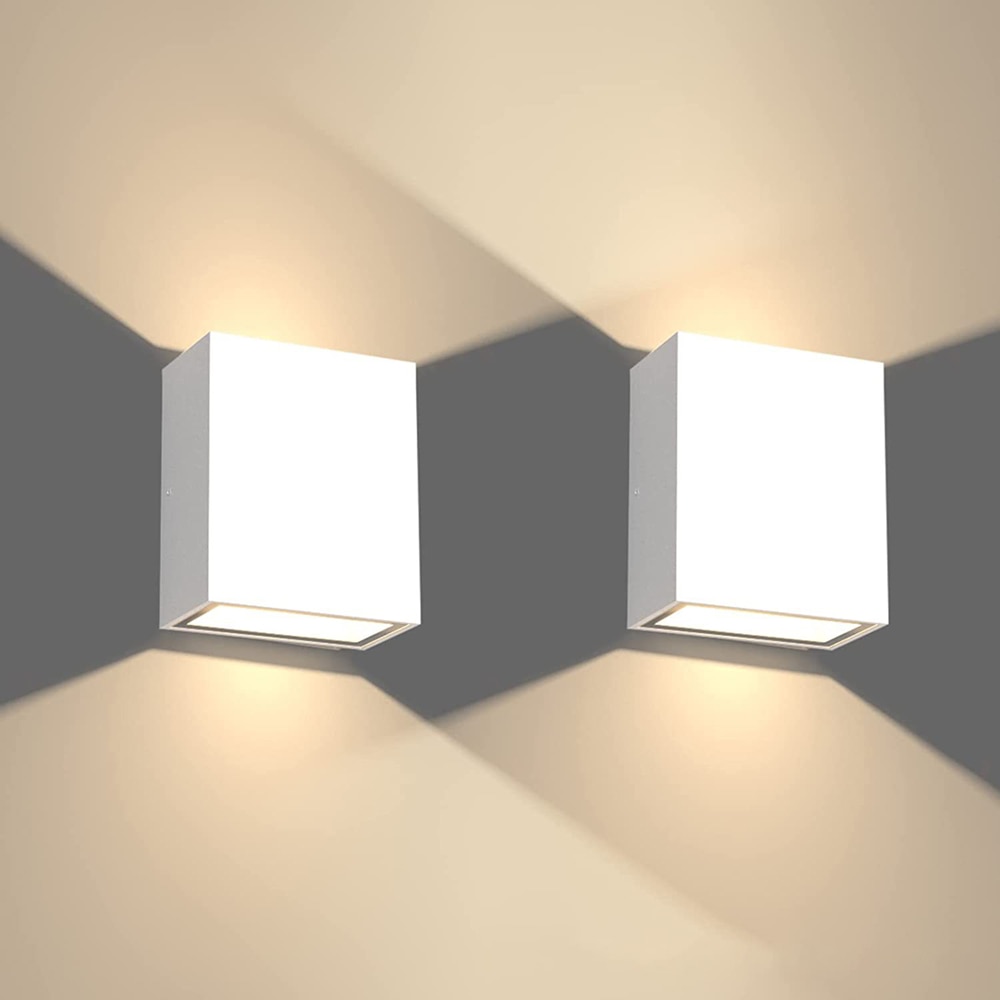 6w ledet utendørs vanntett vegglampe soverom stue innendørs vegglampe hjem belysning hagegang korridor dekorere vegglampe