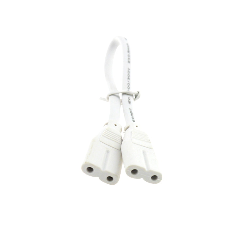 T5 T8 Elektrische Draad Connector 1ft 2ft 3ft 4ft Drie-Fase 3 Pin 2 Pinpower Cord Verlengkabel Voor led T5 T8 Geïntegreerde Buis