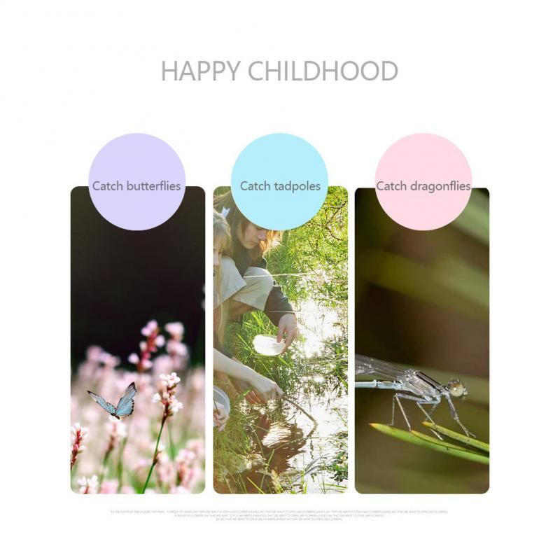 Children Outdoor Catching Fishing Net Retractable Summer Catch Toy Stainless Net Insect Butterfly Catcher Net