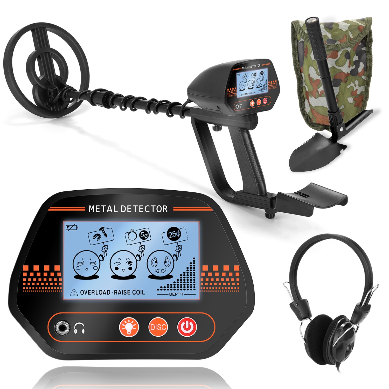 MD830 Portable Installation facile détecteur de métaux souterrain haute sensibilité bijoux trésor or métal détection outil trouveur