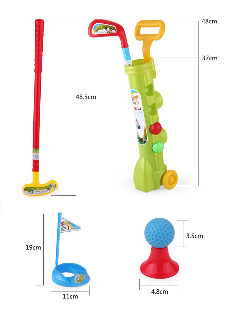 [Lustige] 11 teile/satz Sport spiel kinder Golf training spielzeug Golf clubs ball fall spielzeug kind golfer spielzeug bewegung fähigkeit entwicklung