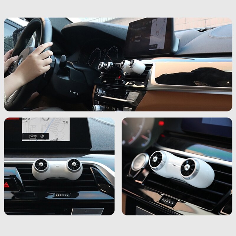 Car Air Purifier Ionizer Negative Ion Car Air Freshener Pm2.5 Activated Carbon Formaldehyde Auto Air Cleaner Accessiories