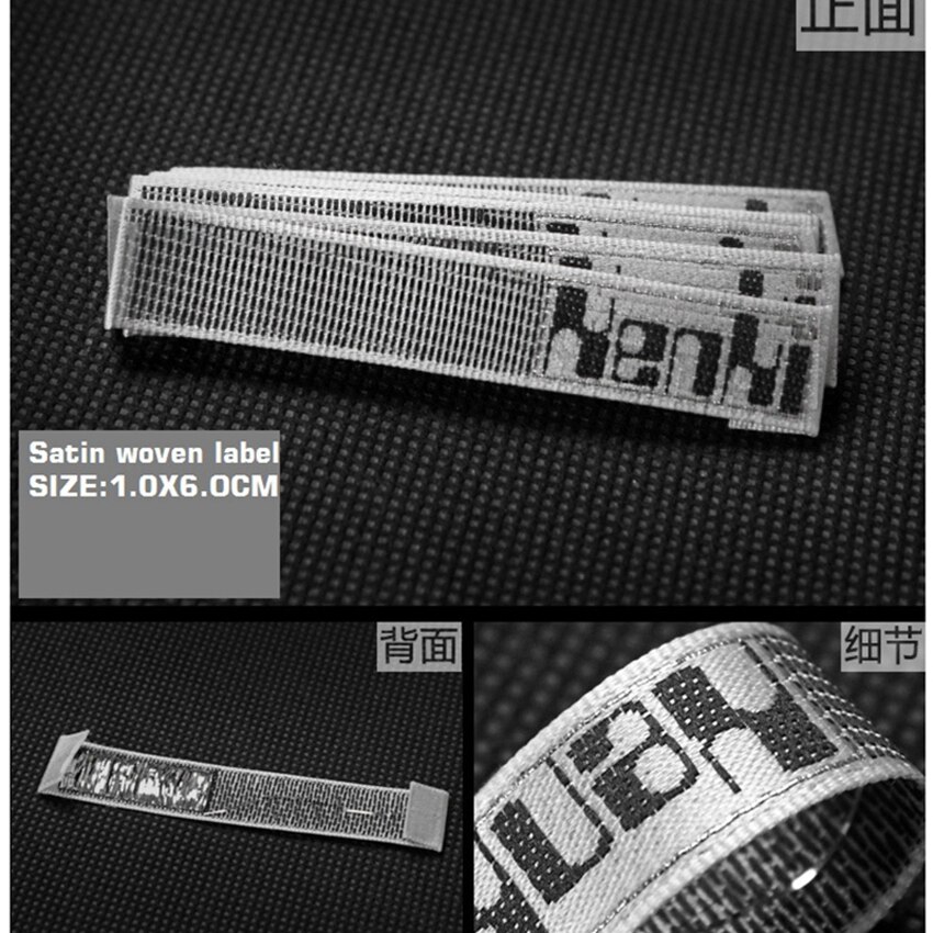 ZeQi custom garment labels clothing labels woven label main label 1000pcs/lot