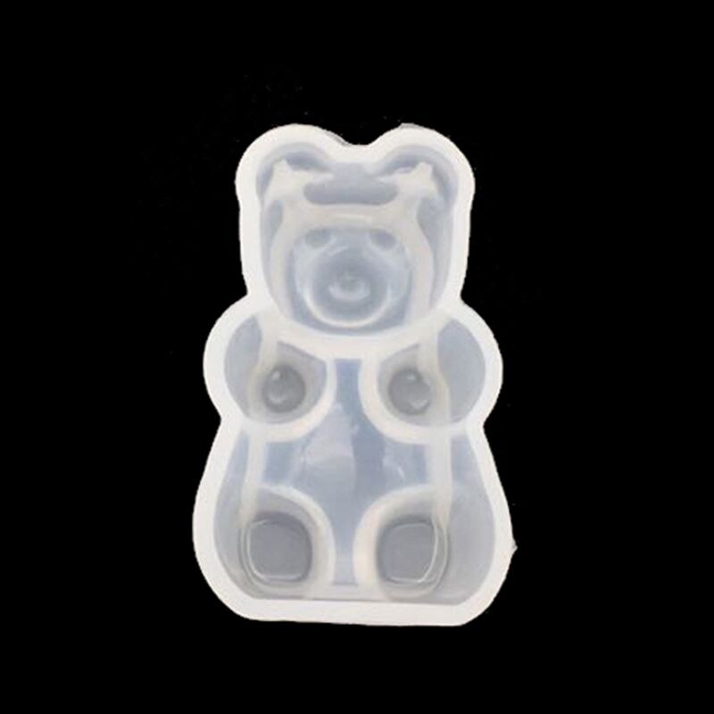 Gummy bear slik silikone skimmel kage chokolade fondant epoxy harpiks vedhæng smykker diy: S