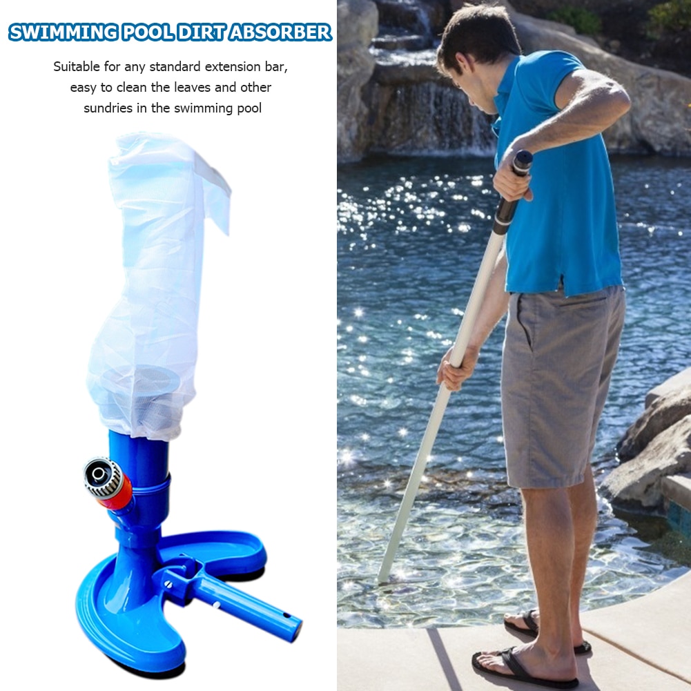Swimming Pool Vacuum Cleaner Pool Cleaner Portable Swimming Pond Fountain Vacuum Cleaning Brush Cleaning Tool EU Plug