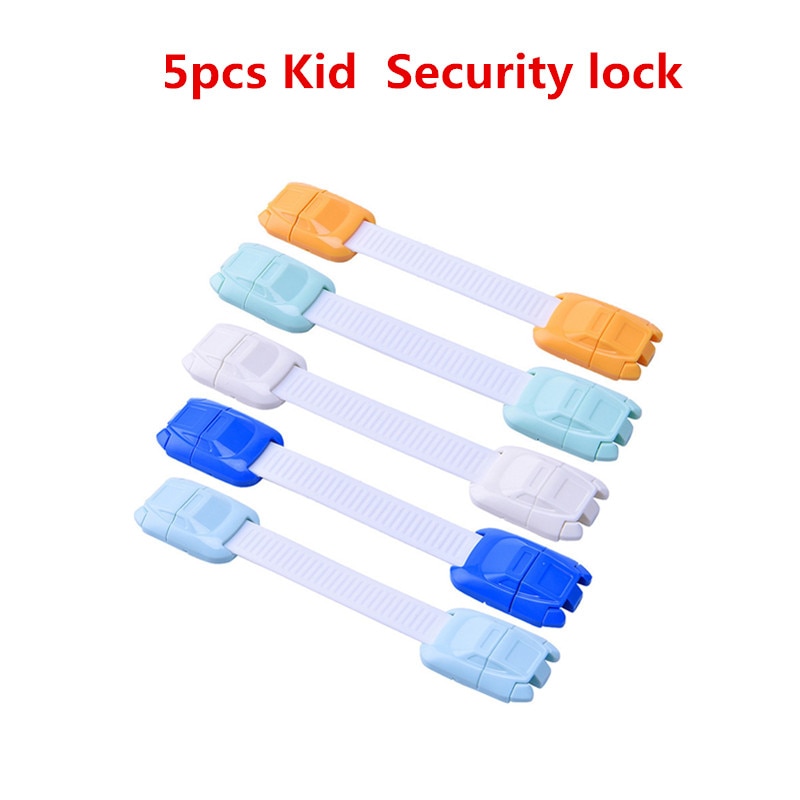 5/1 stücke Multi-Funktion Zwei-Taste Baby Anti-Prise Sicherheit Lock Schrank Türschloss Kühlschrank Drawe Wc schloss: 6