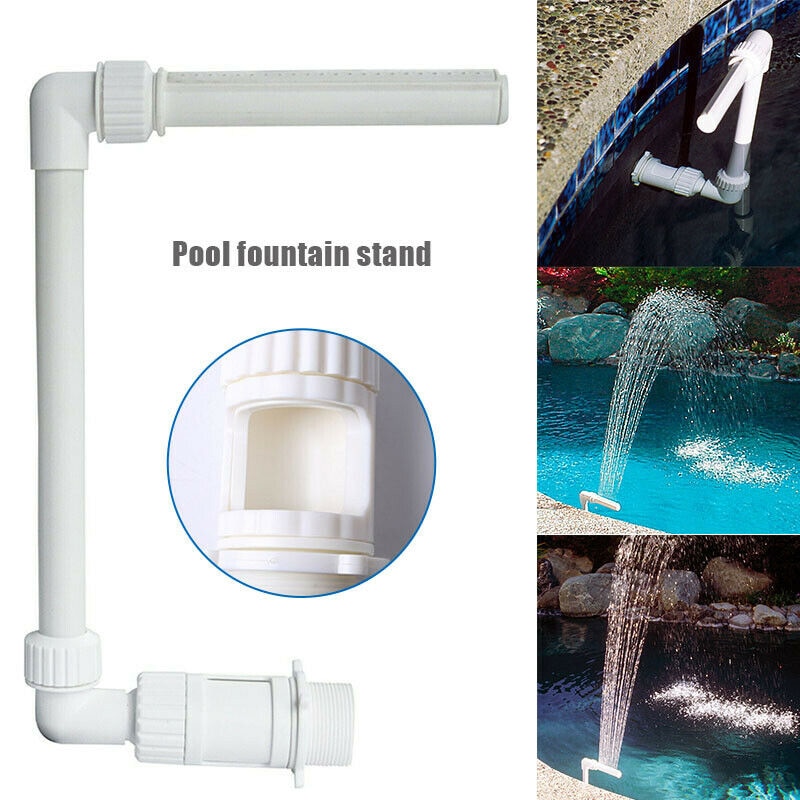 Svømmefisk pool vandfald springvand justerbar vand springvand jet dyse haven dekoration vand springvand