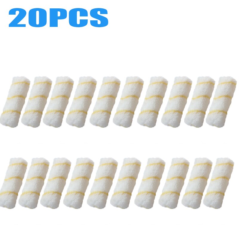 10/20pcs Paint Brushes Wall Ceiling 4 Inch DIY Roller Paint Brush Painting Brushes Painting Tools Paint Tool Sets for Home: 20PCS