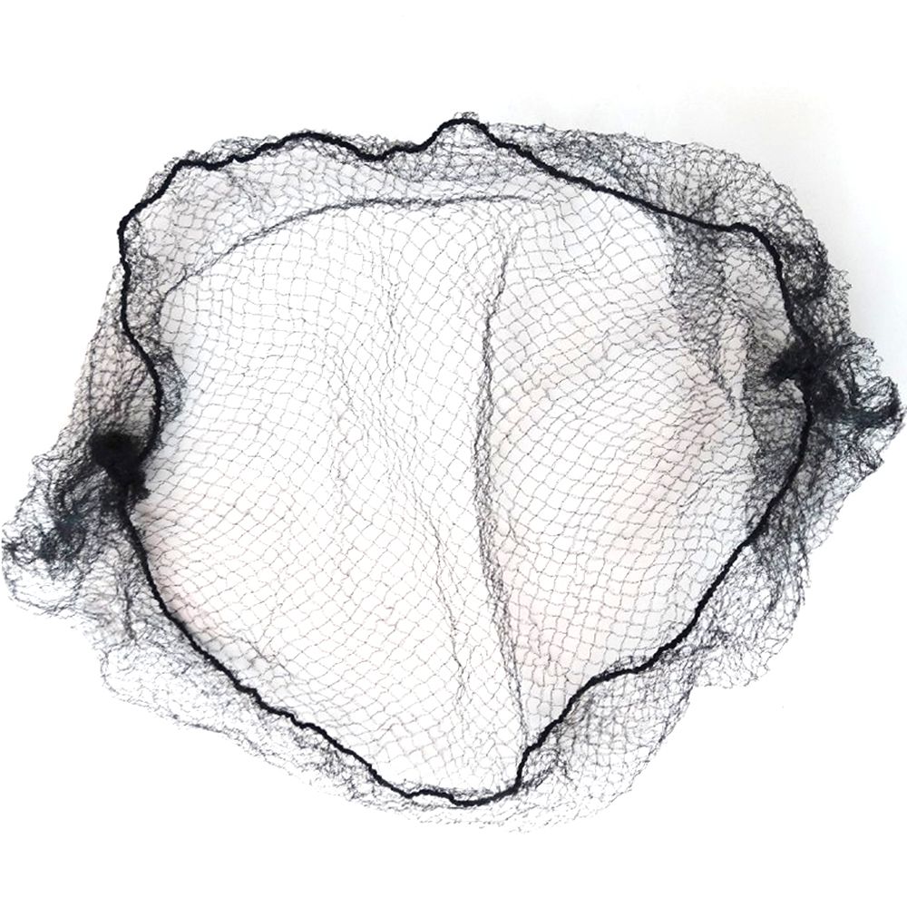 Malla de nailon desechable para pelucas, malla Invisible para el pelo, herramienta de peinado para moño, 5mm, 20 pulgadas, 20 piezas