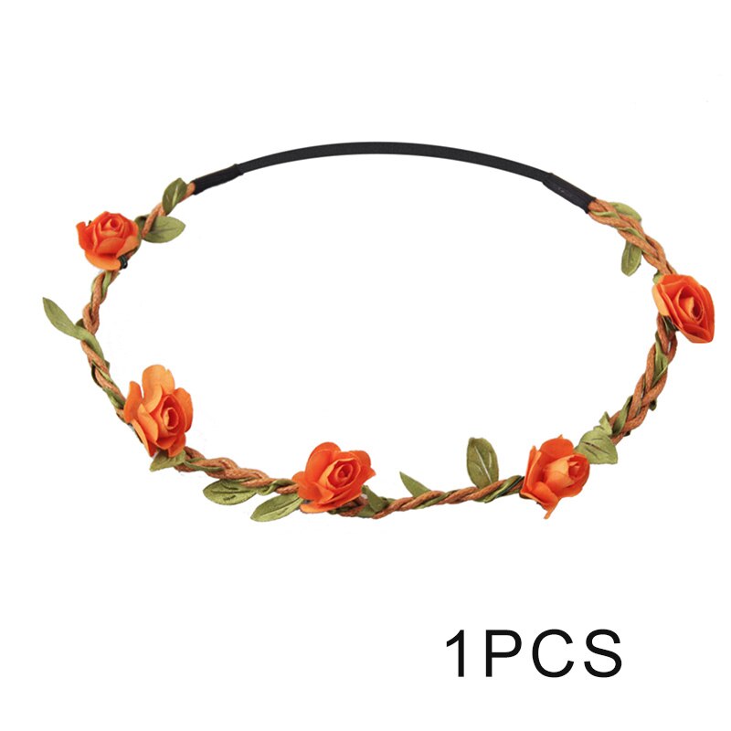 rose garland bridal tiara European hair styling rope dIY travel jewelry: 7