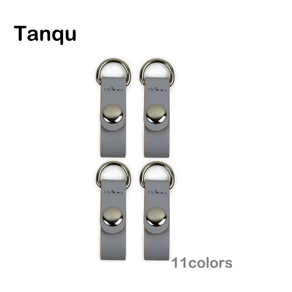 TANQU colorful 2 Pair 4 piece Clip Closure Attachment for Obag Faux Leather Strap Hook Clip for Opocket O bag