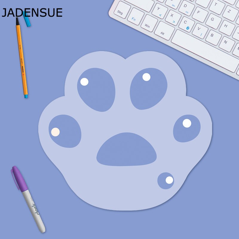 Mouse Pad Rubber Cute Cat Paw Pattern Anti-Slip Mice Comfortable Desk Mats for Laptop PC Computer Pad Game Mousepad Deskpad: 280x260x3mm 12