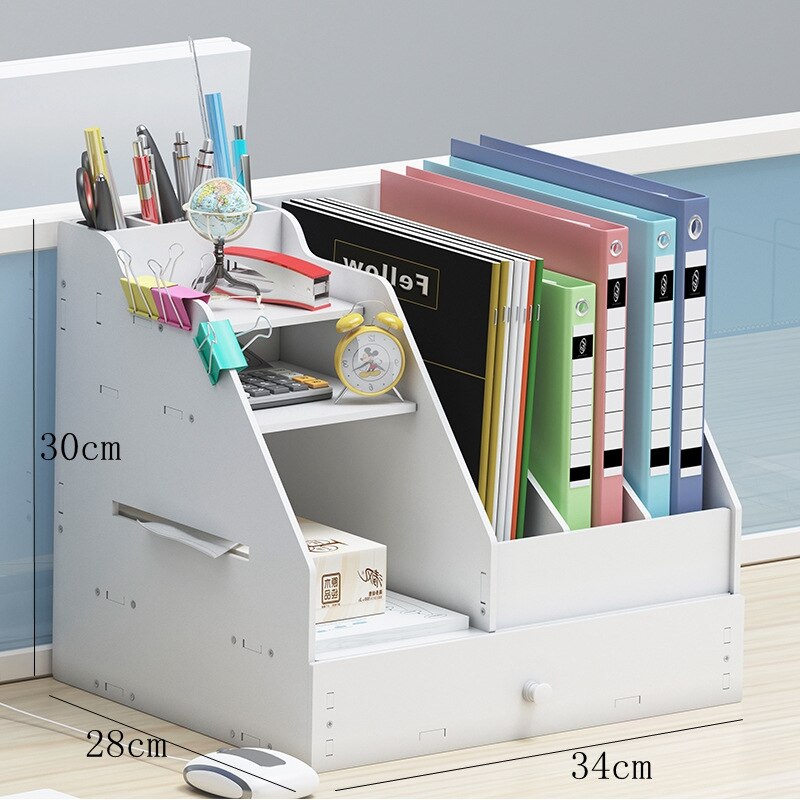 4 Layers Multifunction Document Trays File Paper Letter Holder Stationery Storage Waterproof Desk Organizer Office Accessories
