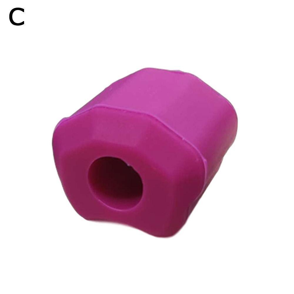1pc kiselgel käklinje träning boll muskel träning fitness boll hals ansikts toning käke storlek käk muskel träning: C