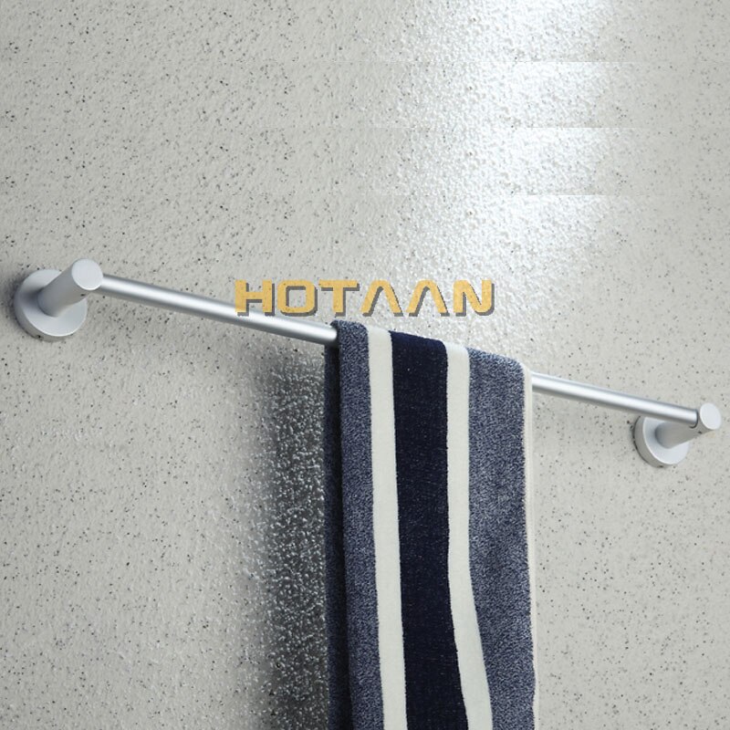 Aluminium Bathroom Accessory,Single Towel bar,Towel Rail, Anit-Rust Round Towel Holder,Bathroom Product YT-12196
