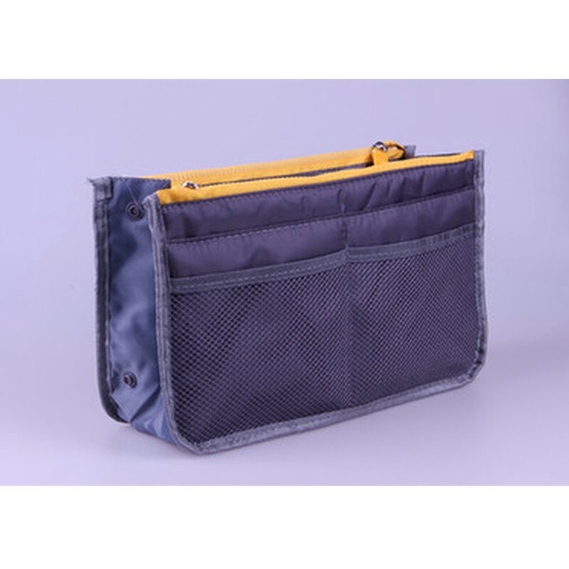 Verdicken Große Kapazität Kosmetische Lagerung Tasche Nylon Reise Einsatz Organizer Handtasche Make-Up Tasche Für Frauen Weibliche
