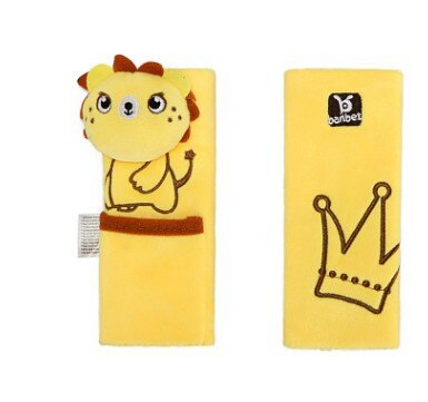 Safety Belt Protective Case Infant Child Car Seat Trolley Cushion Shoulder Sleeve Anti-Friction: Lion Safety Belt