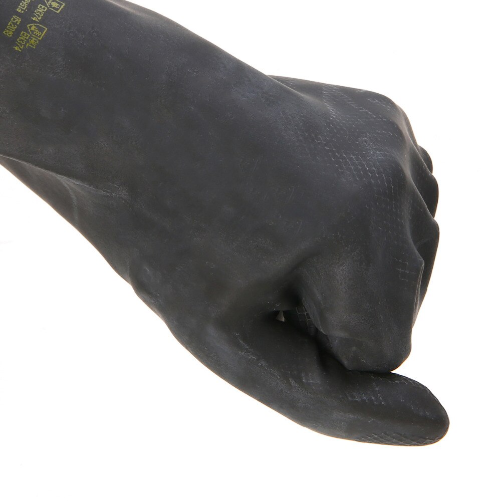 Tunge naturgummi haven handsker syre alkali resistente kemiske handske beskyttelseshandsker til havearbejde