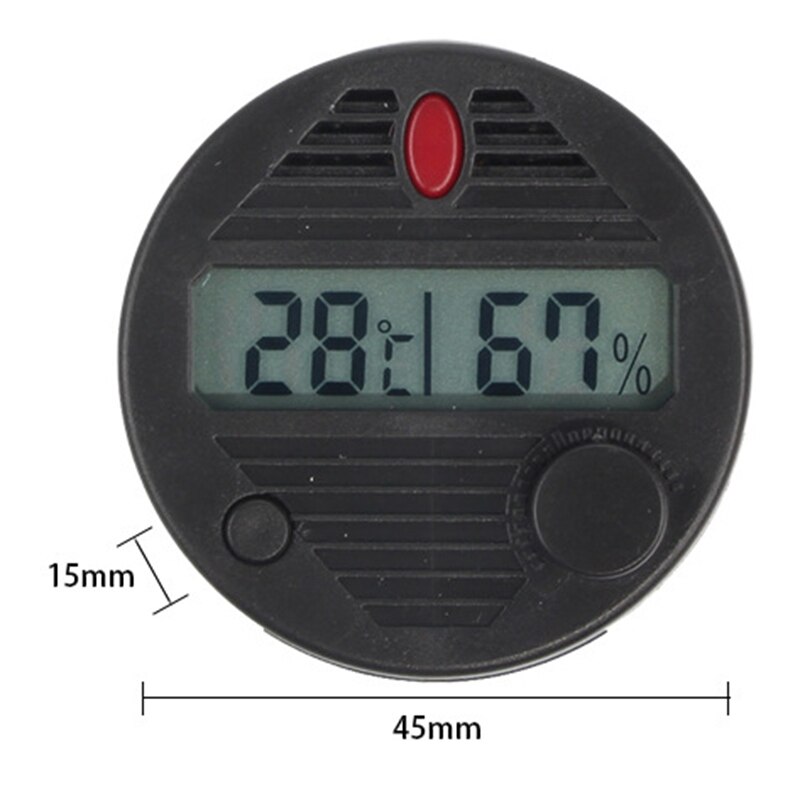 Round Digital Hygrometer for Humidors,10-Second Refresh Rate,+/-2% Humidity And1% Tempeture Accuracy for Cigar Humidors