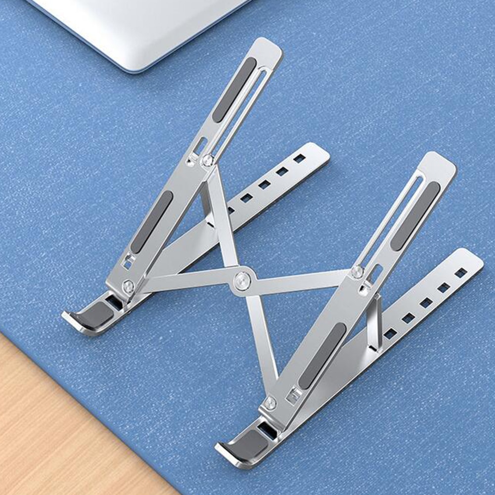 N3 Laptop Stand Riser 6-Angle Adjustable Aluminum Alloy Desk Holder Elevator Mount for 15.6 inch Notebook Computer