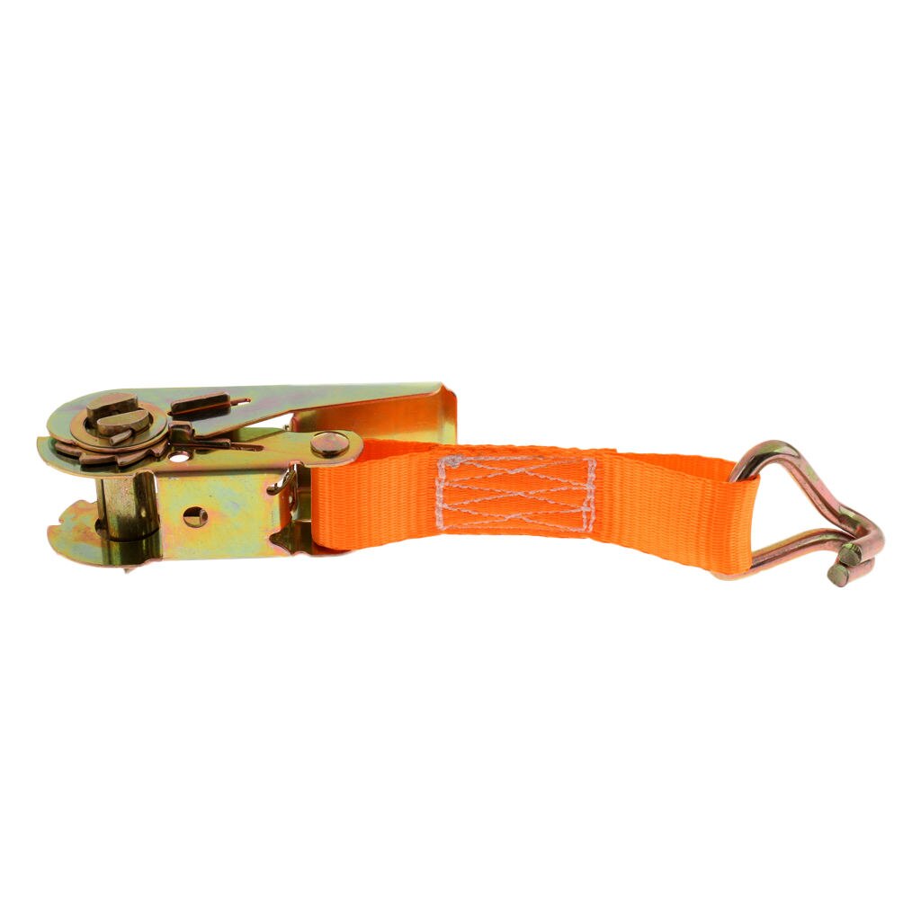 Strong 6m/20ft Ratchet Strap Webbing &amp; Dual J Hooks Tie Down Cargo Luggage 800KG Breaking Strength