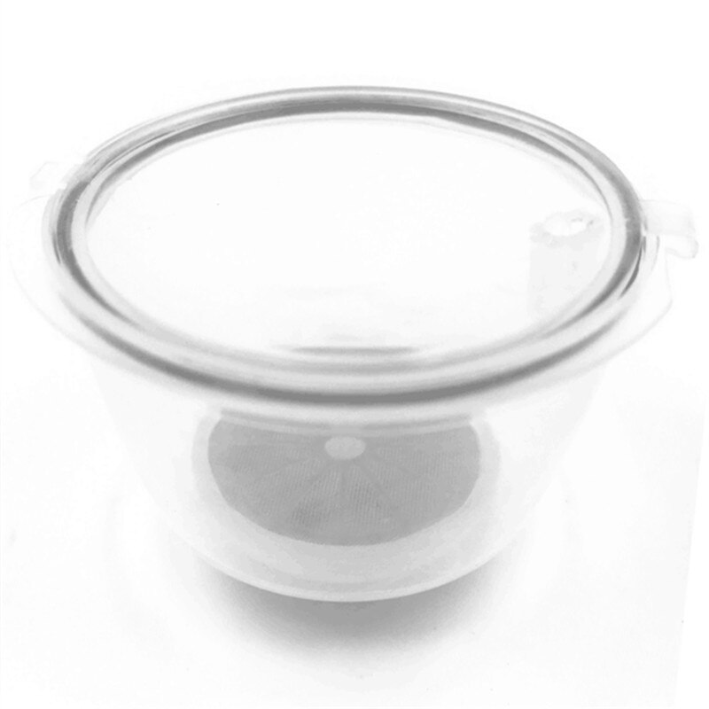 1 stk genanvendelig dolce gusto kaffekapsel plast genopfyldelig kompatible dolce gusto kaffefilterkurve kapsler i flere farver: Klar
