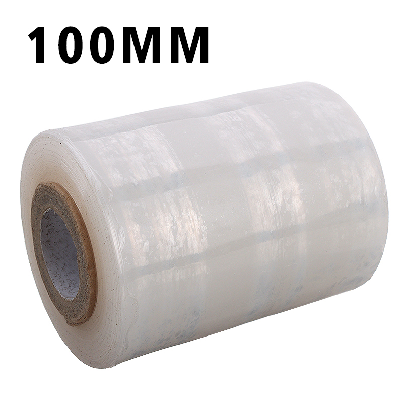 1 Roll Transparent Wrapping Packaging Protection Film For Home Storage Organization PE Stretch Pallet 500m*100mm