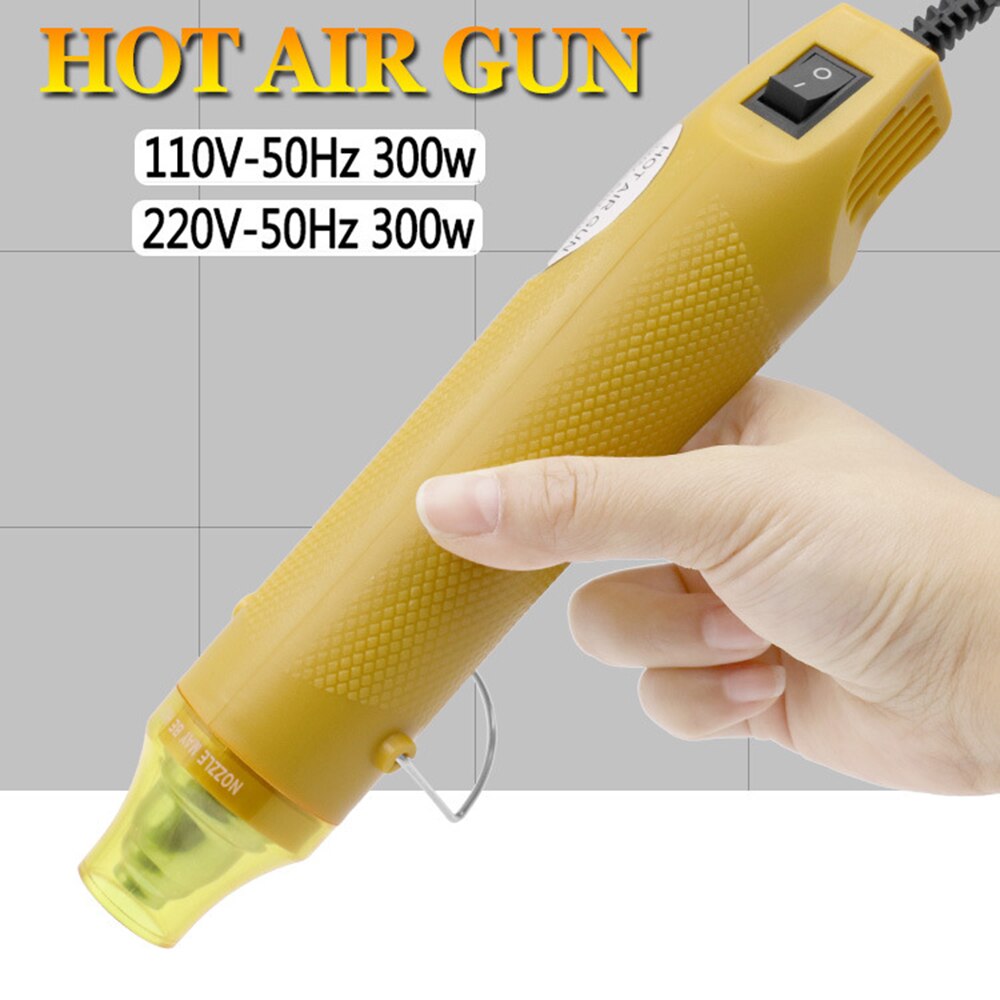 110v 220v diy met behulp van luchtverwarmer, heteluchtpistool, elektrisch gereedschap, lucht 300w temperatuur eu-stekker/vs-stekker/vk-stekker