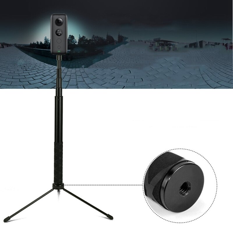 Self-Timer Frame Motion Panoramic Camera Rotation Extension Telescopic Rod For Insta360 One X