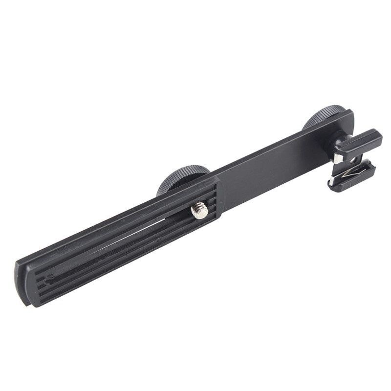 Universal 1/4 inch Sliding Screw Metal Flash Bracket for Digital Camera