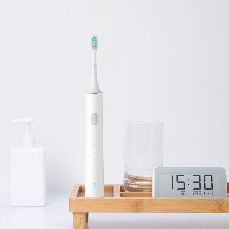 XIAOMI MIJIA-brosse à dents électrique intelligente T500, MES601, brosse à dents électrique intelligente, charge sans fil USB, étanche, application de contrôle ultrasonique
