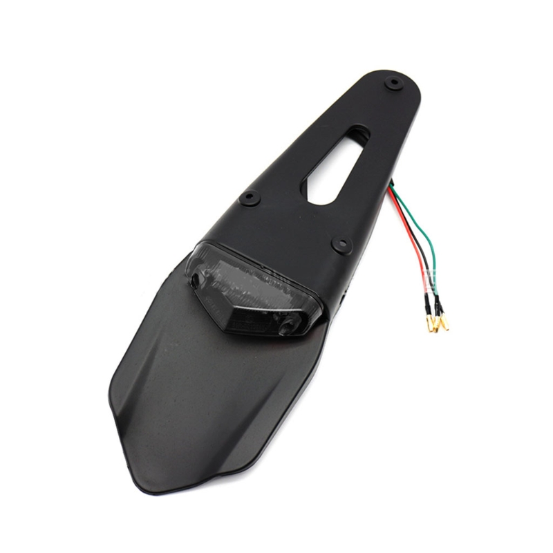 Motorcycle LED Tail Light Rear Stop Brake Lamp Universal for Enduro EXC WRF 250 400 426 450: Silver