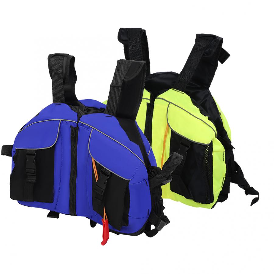 Safety Adult Life Jacket Vest Beatle Shape Good Buoyancy Equipment Adjust Life Vest For Canoeing Fishing Boat Pool