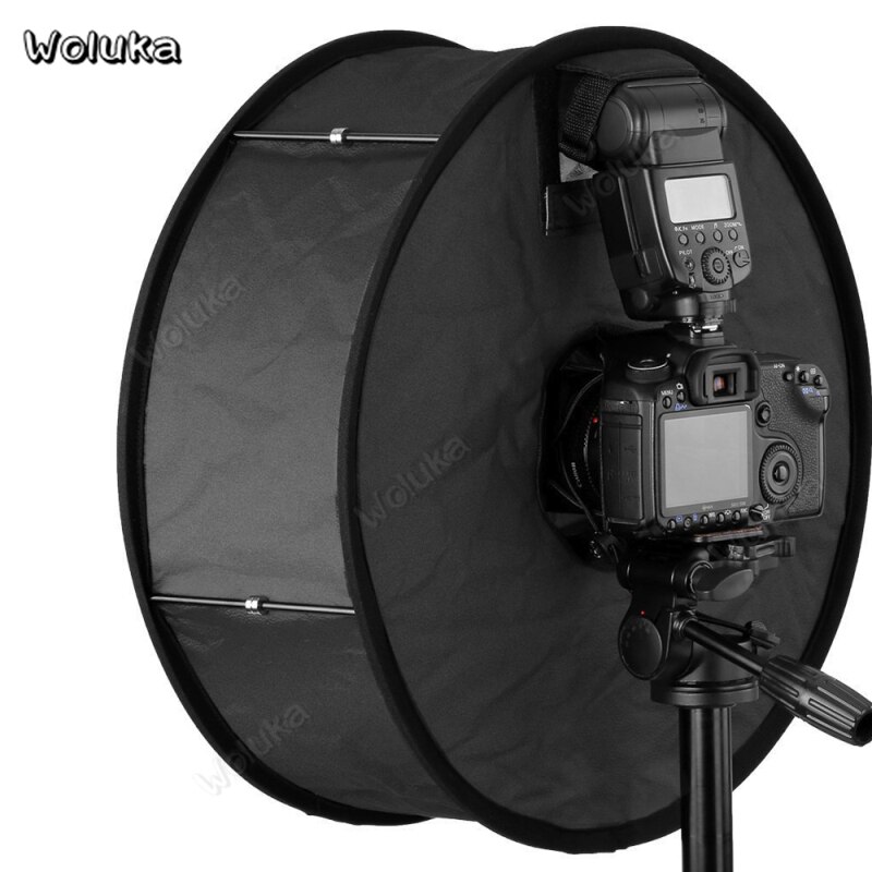 Ring light box 45cm speedlight softbox flash diffuser foldable soft cover studio small photography light box macro eyes CD50 T10