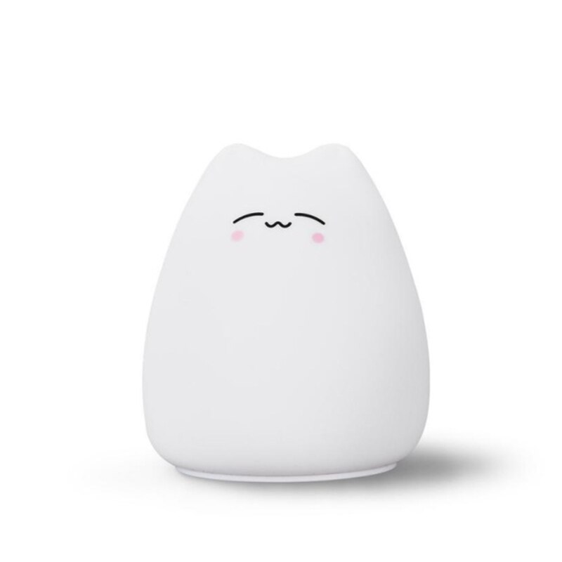 Kawaii Mini Cute Cartoon Cat Night Light: Smart cat