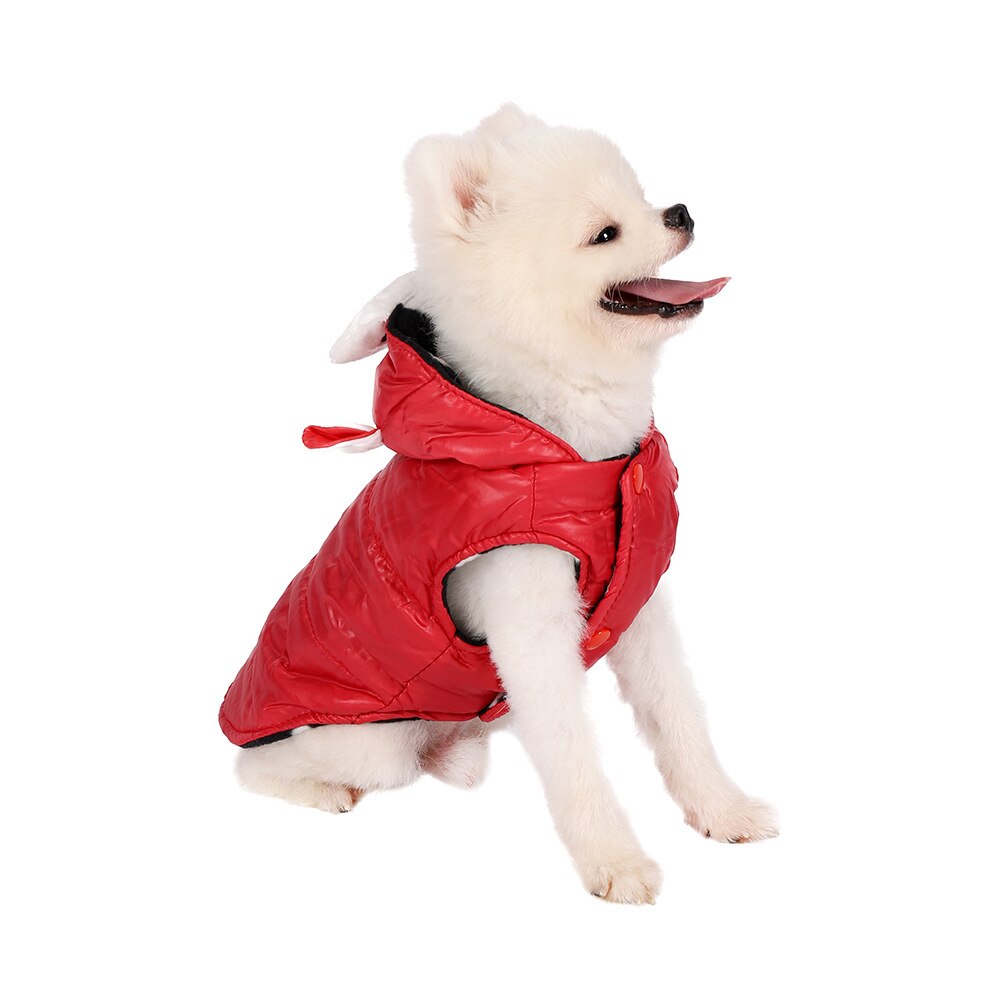 Hond Kat Windjack Winter Warm Jasje Warme Dikke Pet Puppy Hoodie Winter Warme Kleding Apperal