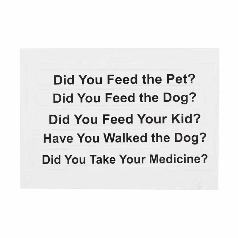 Rappel d'alimentation pour chien de compagnie rappel magnétique glisse signes alimentation autocollant tableau d'indication quotidien pour animaux de compagnie