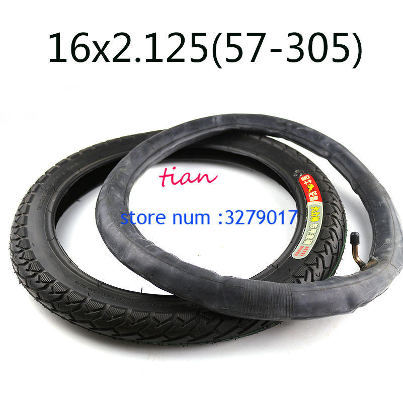 2 Pneumatici Duro 16x2.125 Bianchi + Camere D'Aria – Gomme Per Bici Bambini, Stile MX COMP 3