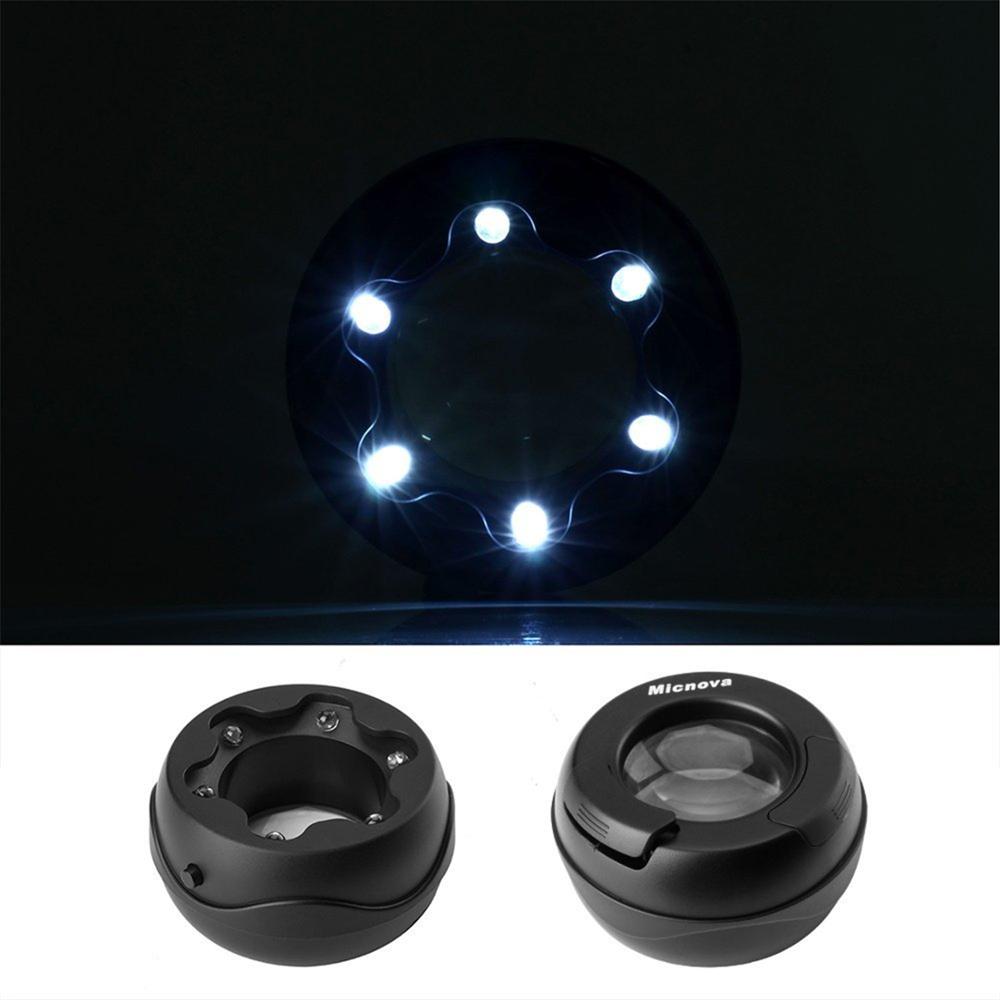 Micnova MQ-7X Lighted Cleaning Loupe SLR Sensor Loupe with CCD/CMOS Dust Illuminating Bright LED for DSLR Camera Camcorder