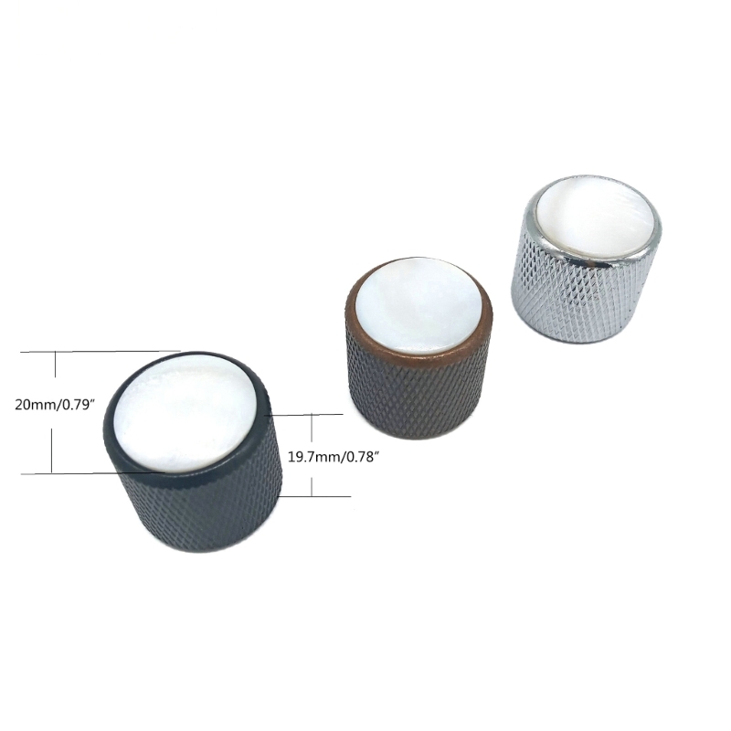 Gitaarknop Roterende elektronische bediening Potentiometerknop Volumeknop Knop Knop Elektrische gitaarknop, schakelknoppen