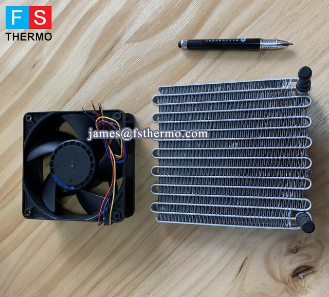 micro conderser heat exchanger for mini refrigeration system portable air conditioner