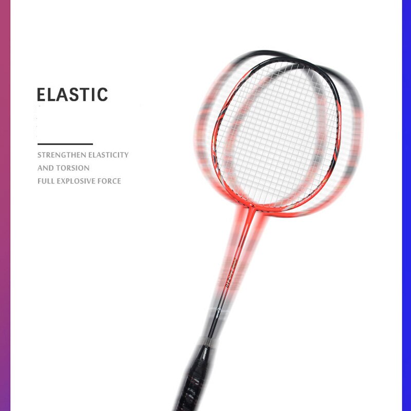 2pcs Badminton Rackets Set Ultra Light Double Badminton Racquet Titanium Carbon Fiber Playing Badminton -40