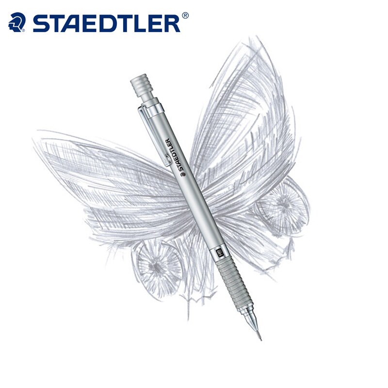 Staedtler 0.3/0.5/0.7/0.9/2.0mm mekaaninen lyijykynä metalli automaattinen lyijykynä koulu- ja toimistotarvikkeet